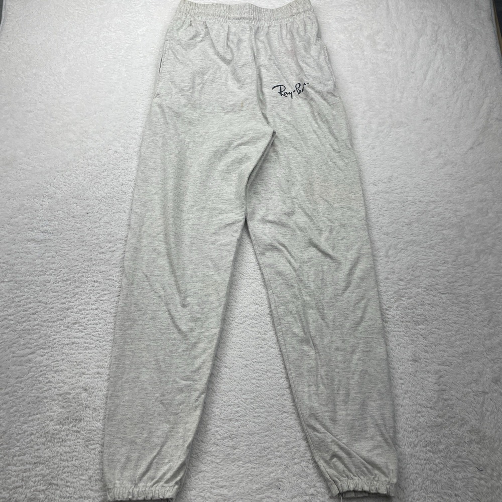 Vintage Ray Ban‎ Sweatpants Joggers Gray Men's Timeout Made In USA Size Medium